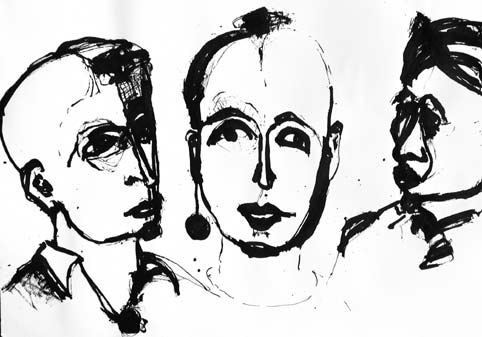 Ohrring, Jens Wahl, ca. A2,  Paul Auster