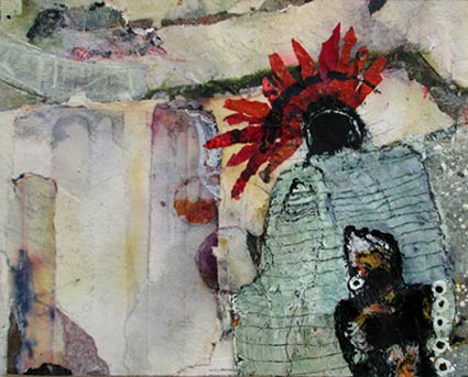 Federschlange Jens Wahl, 22x17,5cm,  Jos Lpez Portillo y Pacheco, Quetzalcatl