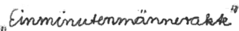 Titel: Einminutenmaennerakte, Der Fall, Albert Camus